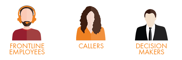 Frontline Employees - Callers - Decision Makers
